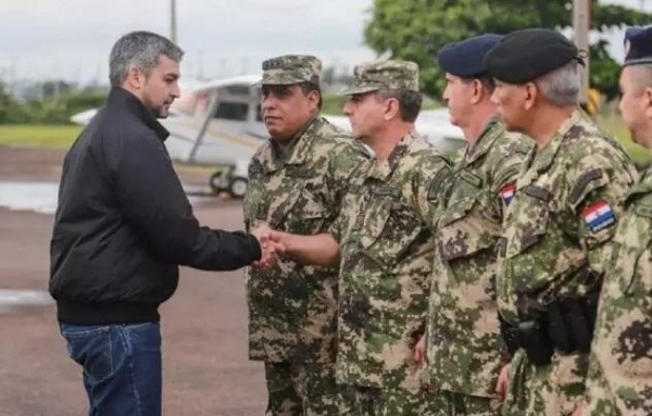 Presidente do Paraguai segue para local de confronto (Foto Reprodução)