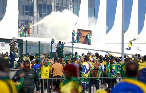 Casa ainda se recupera de ataque (Marcelo Camargo/Agência Brasil)