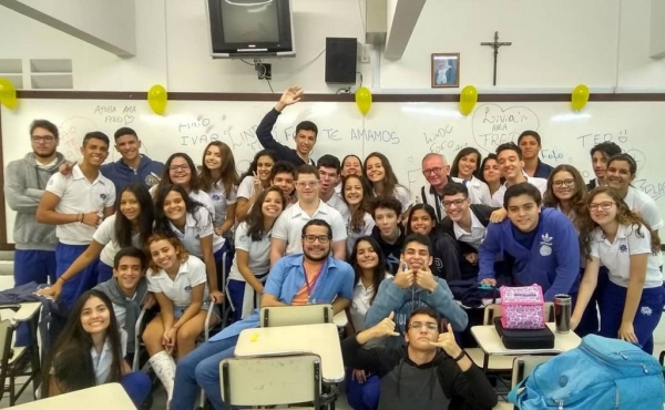 Estudantes preparam homenagem para colega com Síndrome de Down em Natal (Foto: Cedida/Arquivo da família)