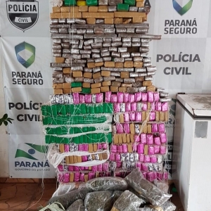 De acordo com o delegado de Loanda, também no noroeste do estado, Alisson Tinoco, 30 kg do total apreendido era de \