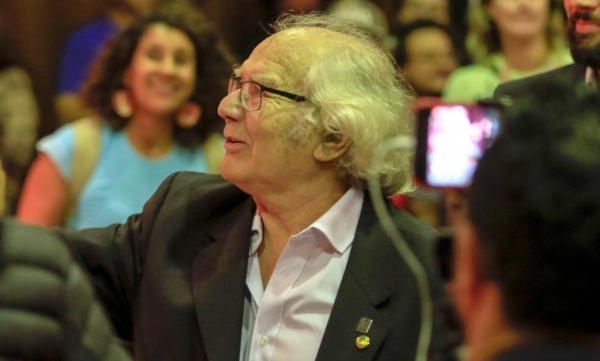 Adolfo Pérez Esquivel: vistoria’ na carceragem da PF foi negada (Foto: Théo Marques / Photoframe / Estadão Conteúdo)