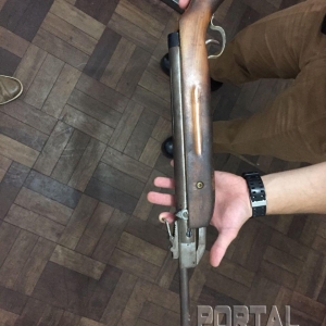 Arma usada no crime. (Foto: Marcio Cerny/Marechal News)