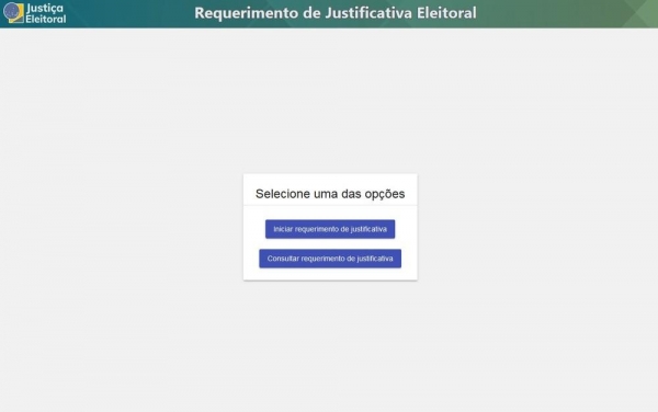 Para justificar, o eleitor pode comparecer ao Cartório Eleitoral ou, então, acessar o Sistema Justifica — Foto: Reprodução