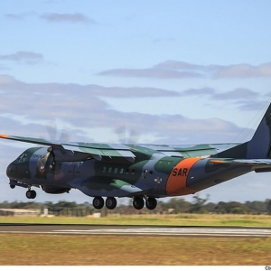 Aeronave da FAB auxiliou nas buscas no Pantanal, em Mato Grosso — Foto: FAB/Divulgação