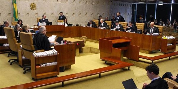 A sessão desta quinta-feira do STF (Foto: Nelson Jr./SCO/STF)