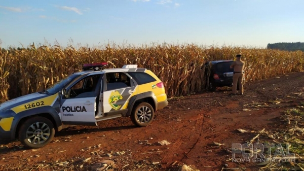 Veículo recuperado. (Foto: PM)