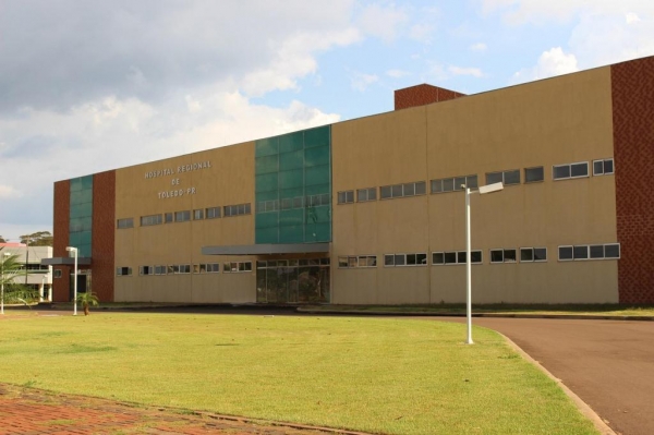 Hospital Regional em Toledo. (Foto: Reprodução)
