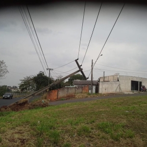 Fortes chuvas causam estragos em todo o Paraná — Foto: Élcio Branco/RPC