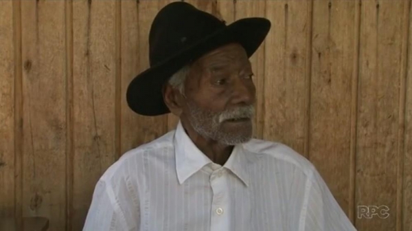 Sebastião Batista tem 117 anos — Foto: Reprodução/RPC