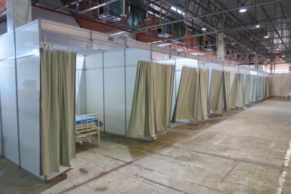 Hospital de Campanha. (Foto: O Presente)