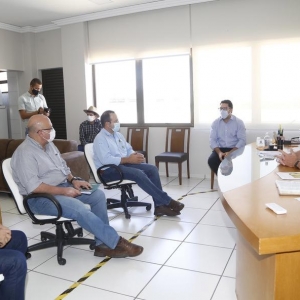 24.03.2021 - Visita do grupo técnico da nova Ferroeste em Gaíra. Foto Gilson Abreu/AEN Imagem 2 de 47