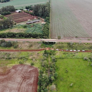 Visita do grupo tecnico ao ponto de ligação da nova ferroeste com a malha oeste Foto Gilson Abreu/AEN