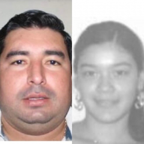 Marco e Lorena foram executados em Pedro Juan Caballero — Foto: Polícia paraguaia