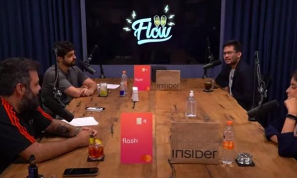 Monark e Kim Kataguiri (os dois ao fundo) (Foto: Reprodução de vídeo)