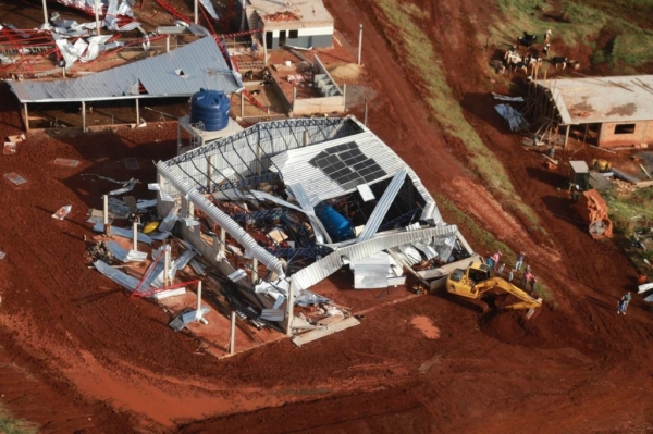 Estado envia ajuda humanitária a cidades do Oeste e Noroeste atingidas por temporais. Foto: Valdelino Pontes