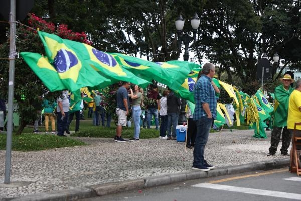 Centro Cívico: pró-Bolsonaro (Foto: Frankin de Freitas)