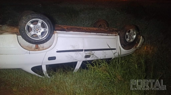 O condutor não teve ferimentos. Foto: Portal Nova Santa Rosa
