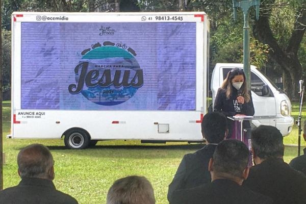 No ano passado, Marcha teve forma de carreata (Foto: Alessandro Vieira/AN-PR)