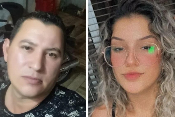 Evandro da Silva, de 35 anos, e Karolayne Vitoria Farias Cari, 18. Foto: Reprodução Facebook.