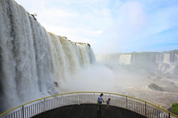 TripAdvisor elege Cataratas do Iguaçu como uma das principais atrações turísticas do planeta Foto: Jaelson Lucas/Arquivo AEN