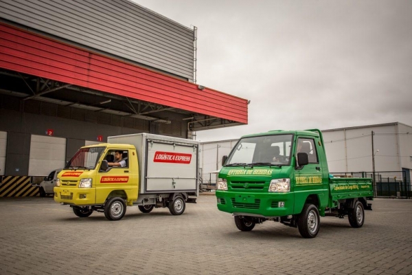 Os novos utilitários da Hitech (Crédito: Divulgação/Hitech Electric)