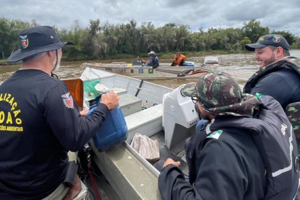 Pesca ilegal: Estado finaliza a Piracema com 23 flagrantes e quase R$ 450 mil em multas Foto: Comunicação IAT
