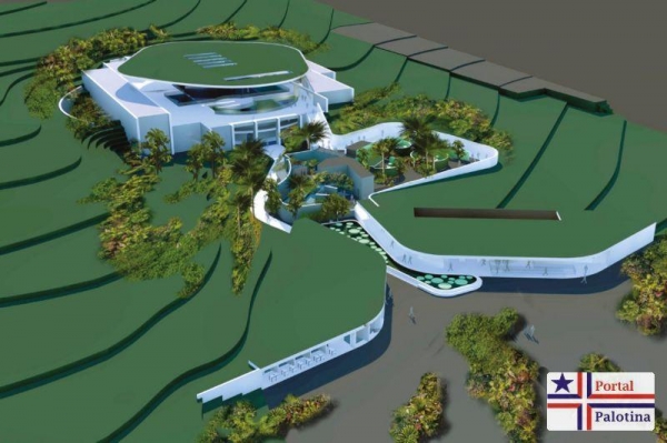 O AquaFoz será construído em uma área particular, de 23 mil metros quadrados, na entrada do Parque Nacional do Iguaçu, ao lado do Centro de Visitantes, na BR-469. O investimento é de carca de R$ 100 milhões. Foto: AquaFoz