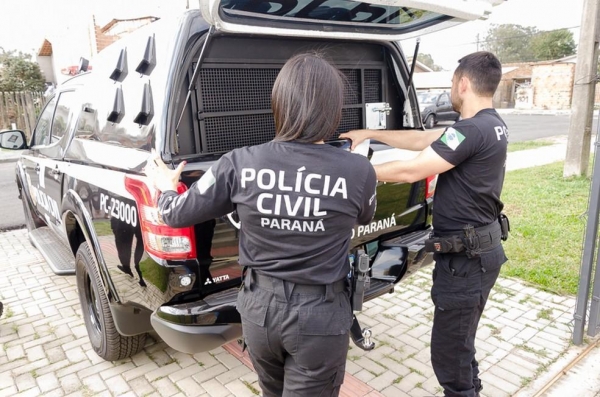 Pai é preso suspeito de matar o próprio filho usuário de drogas por colocá-lo em risco em Terra Roxa — Foto: Fábio Dias / EPR