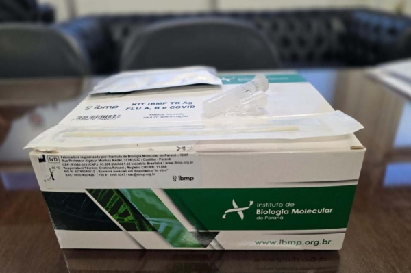Sesa recebe 100 mil testes rápidos para Influenza A, B e Covid-19 Foto: SESA