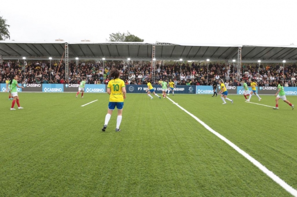 Final da Copa do Mundo de Futebol 7 no Jardim Botânico, em Curitiba, realizada pela Futebol 7 Brasil, em parceria com a Federação Internacional de Futebol 7 (FIF7) e o apoio do Governo do Estado do Paraná, por meio da Secretaria do Esporte. Foto: Geraldo Bubniak/AEN Foto: Geraldo Bubniak/AEN