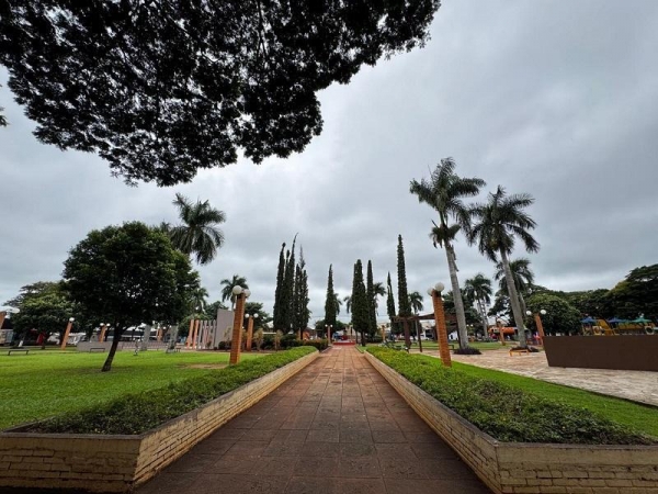 Praça da Bíbli em Nova Santa Rosa. Foto: Portal Nova Santa Rosa.